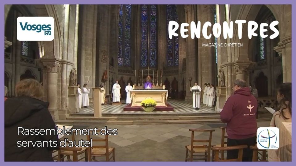 Magazine Rencontres décembre : rassemblement des servants d'autel