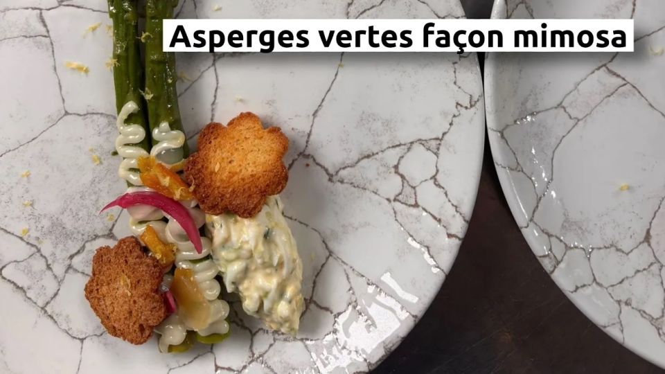 A feu doux : Avec Amour #01 Asperges vertes façon mimosa