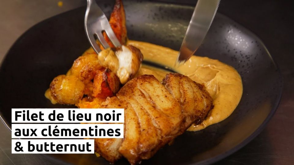 A feu doux : La Marmite Beaujolaise #04 Filet de lieu noir aux clémentines & butternut
