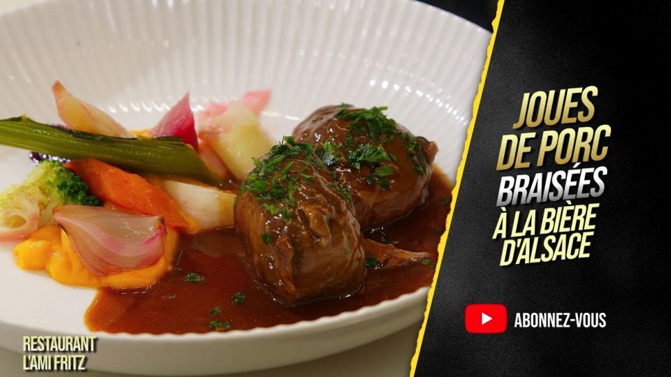 A feu doux : L'Ami Fritz #4 Joues de porc braisées à la bière d'Alsace