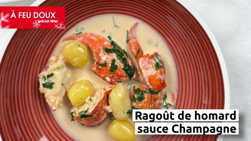 A feu doux : Mimi Cuisine 3 : Ragoût de homard sauce Champagne