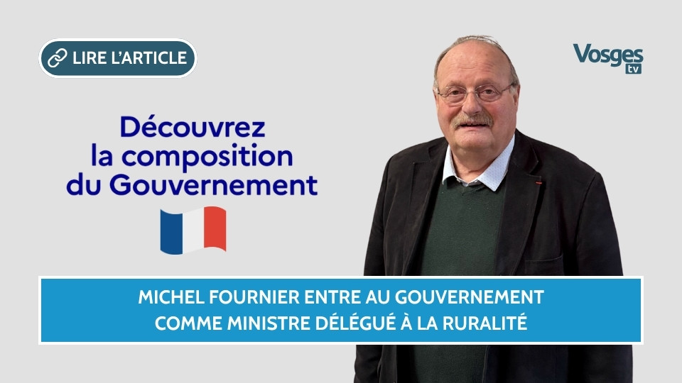Michel Fournier entre au gouvernement comme ministre délégué à la Ruralité