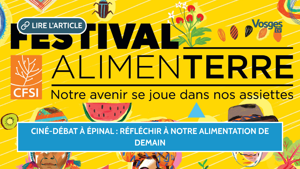 Ciné-débat à Épinal : « On mange quoi ? » pour réfléchir à notre alimentation de demain