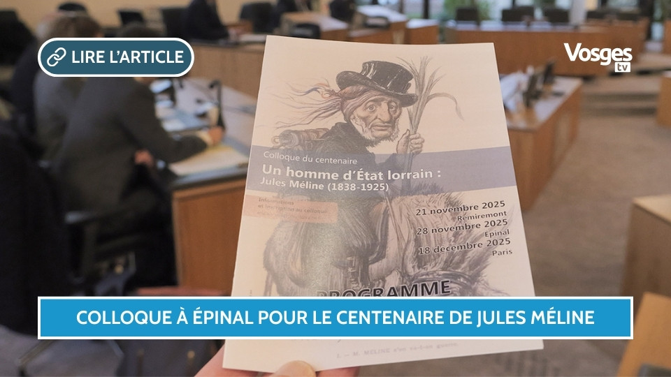 Colloque à Épinal pour le centenaire de Jules Méline