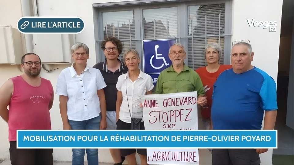 Mobilisation pour la réhabilitation de Pierre-Olivier Poyard