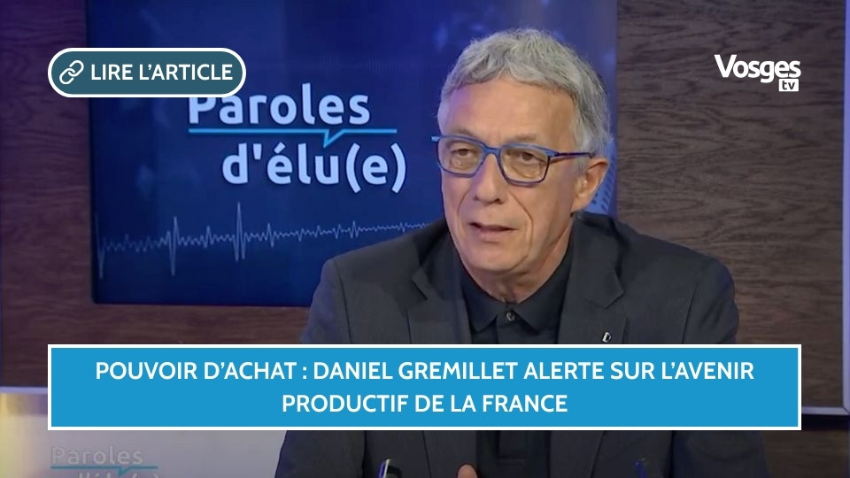 Pouvoir d’achat : Daniel Gremillet alerte sur l’avenir productif de la France