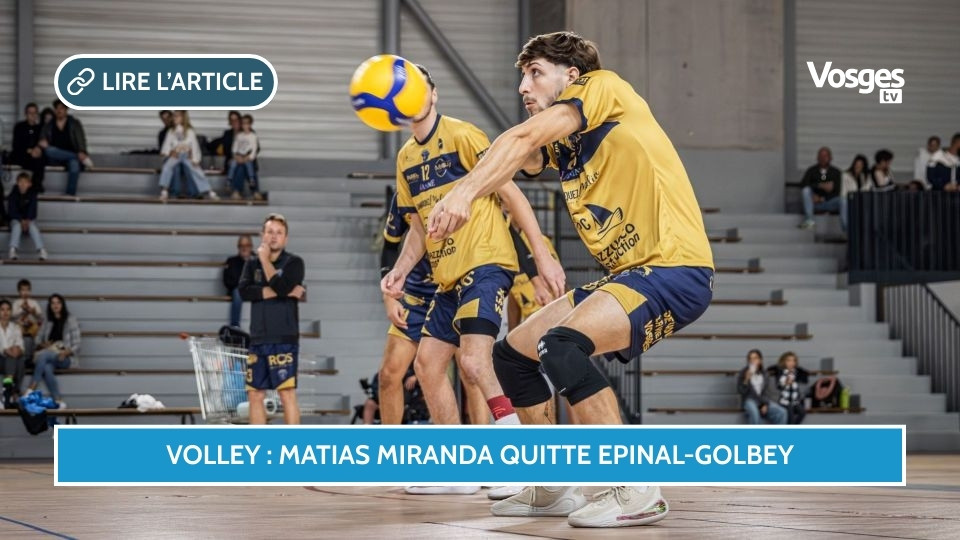 Volley : Matias Miranda quitte Epinal-Golbey