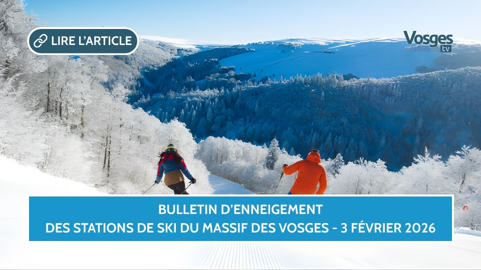Bulletin d’enneigement des stations de ski du Massif des Vosges - 3 février 2026