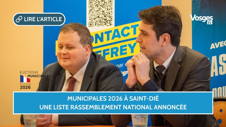 Municipales 2026 à Saint-Dié : une liste Rassemblement National annoncée
