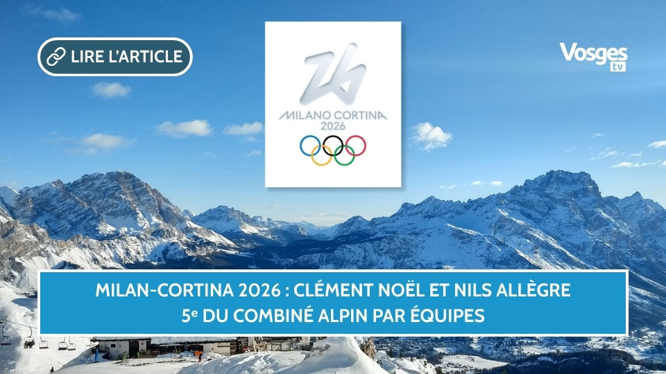 Milan-Cortina 2026 : Clément Noël et Nils Allègre 5e du combiné alpin par équipes