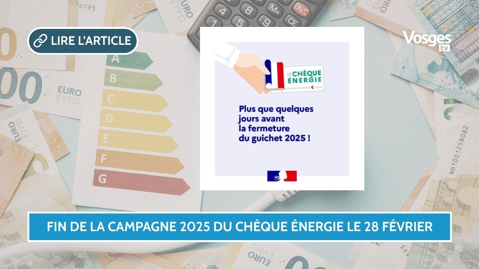 Fin de la campagne 2025 du chèque énergie le 28 février 