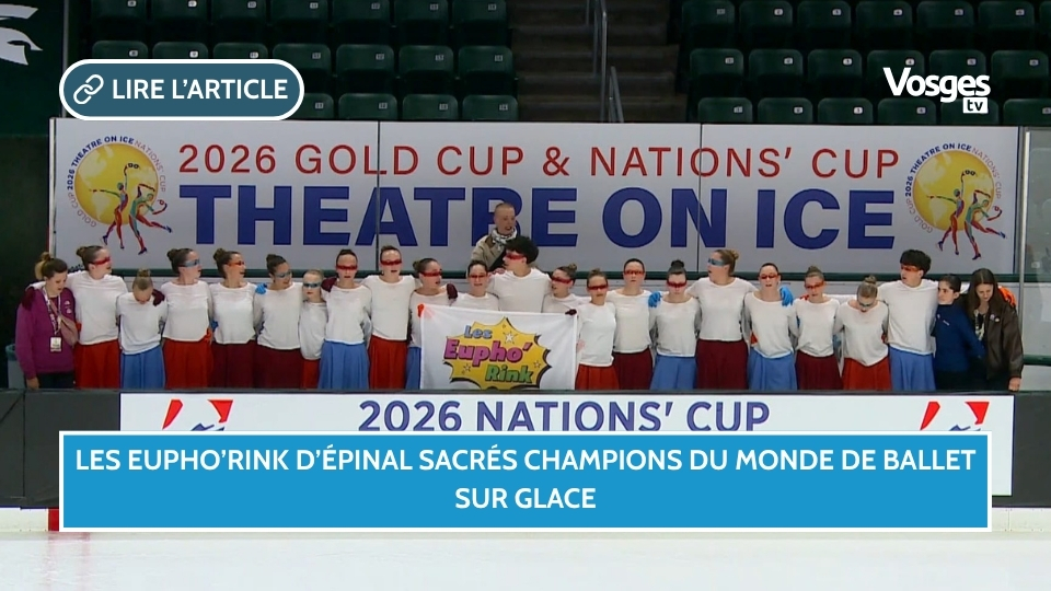 Les Eupho’Rink d’Épinal sacrés champions du monde de ballet sur glace