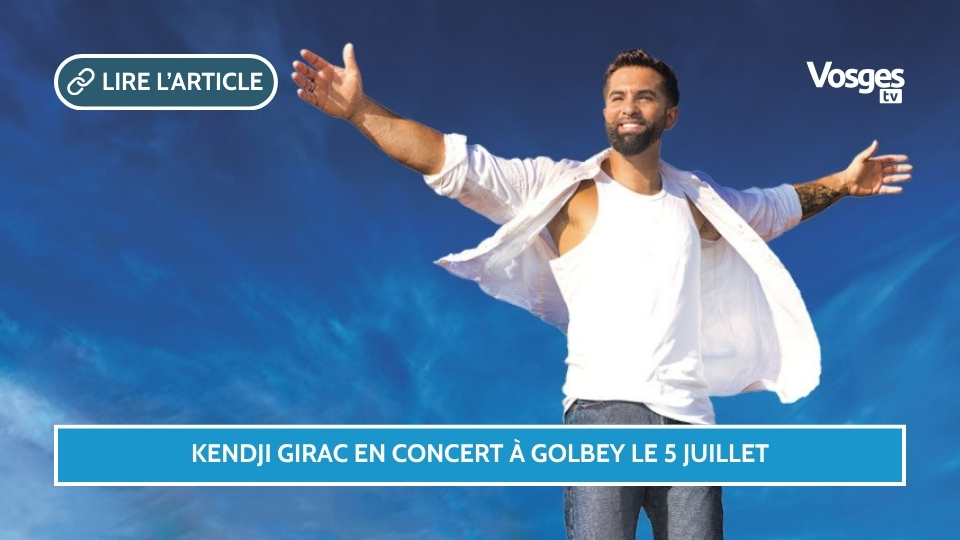 Kendji Girac en concert à Golbey le 5 juillet