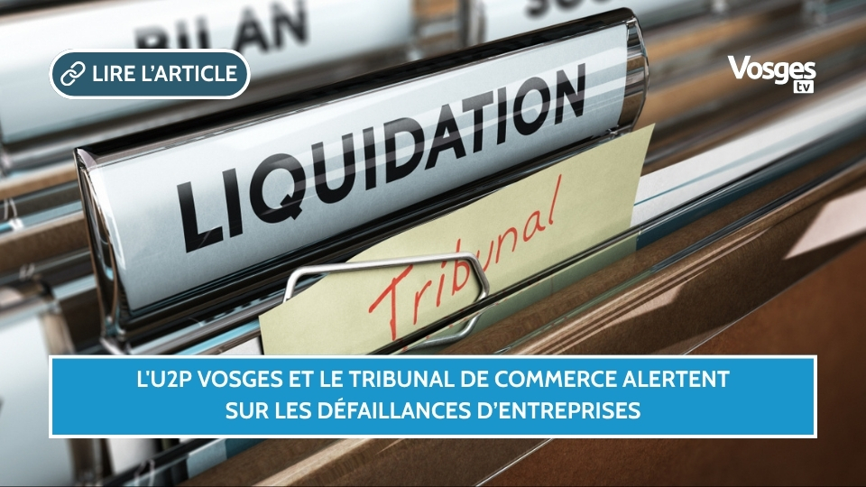 L'U2P Vosges et le Tribunal de commerce alertent sur les défaillances d’entreprises