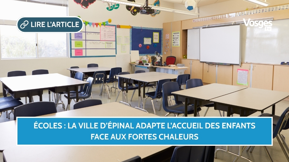 Écoles : la Ville d’Épinal adapte l’accueil des enfants face aux fortes chaleurs