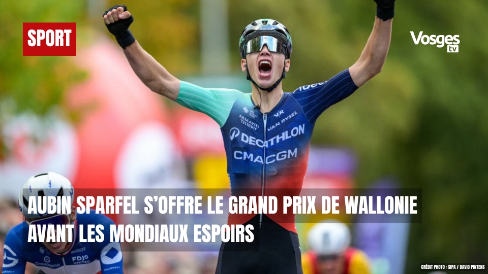 Aubin Sparfel s’offre le Grand Prix de Wallonie avant les Mondiaux Espoirs