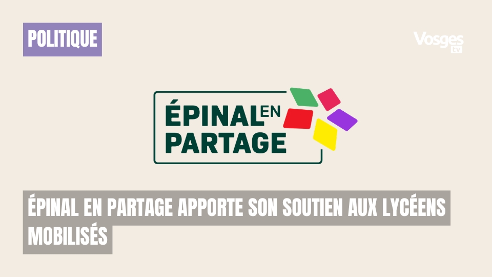 Épinal en partage apporte son soutien aux lycéens mobilisés